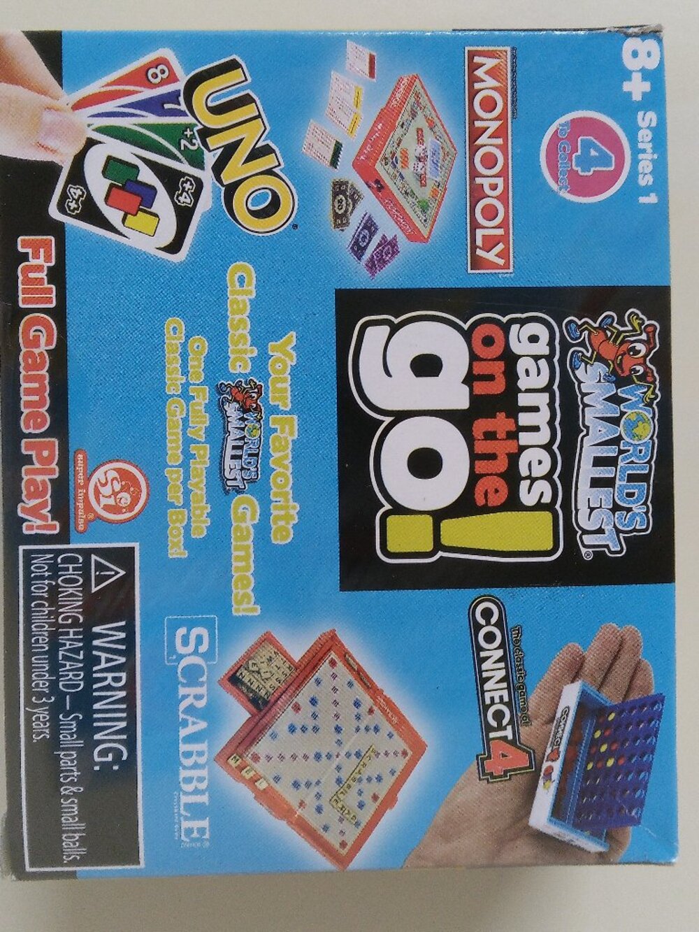 NEW Worlds Smallest Games on the go! Series 1 Random Blind Box blue box